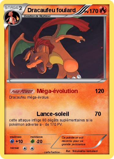 Pokemon Dracaufeu foulard