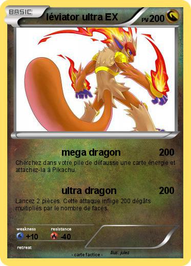 Pokemon léviator ultra EX