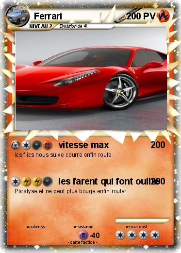 Pokemon Ferrari