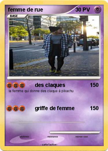 Pokemon femme de rue