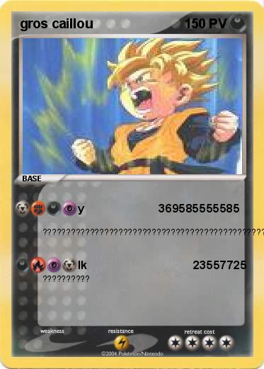 Pokemon gros caillou