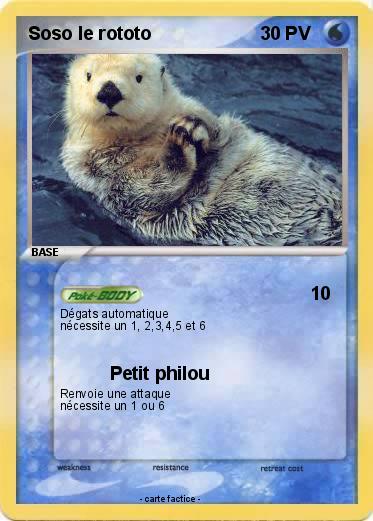 Pokemon Soso le rototo