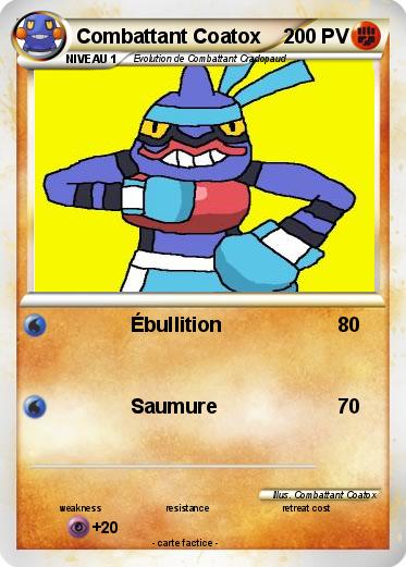 Pokemon Combattant Coatox