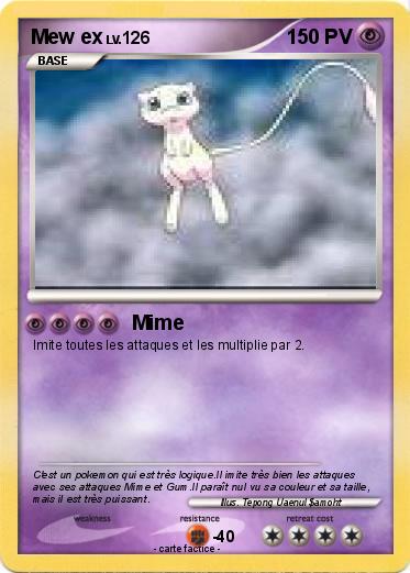 Pokemon Mew ex