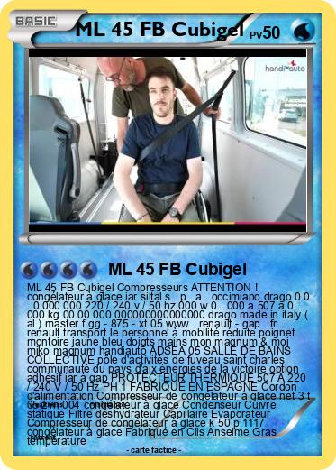 Pokemon ML 45 FB Cubigel