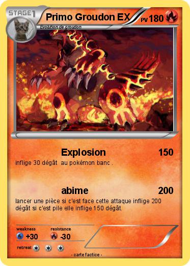 Pokemon Primo Groudon EX