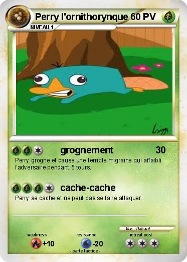 Pokemon Perry l'ornithorynque