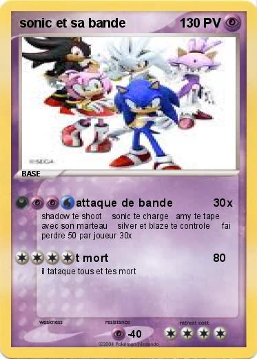 Pokemon sonic et sa bande