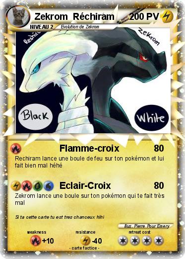 Pokemon Zekrom  Réchiram