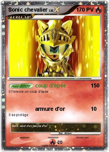 Pokemon Sonic chevalier