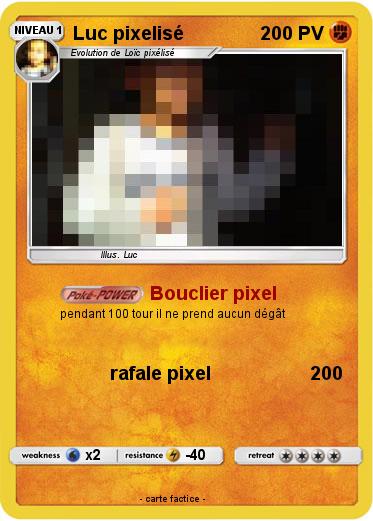 Pokemon Luc pixelisé