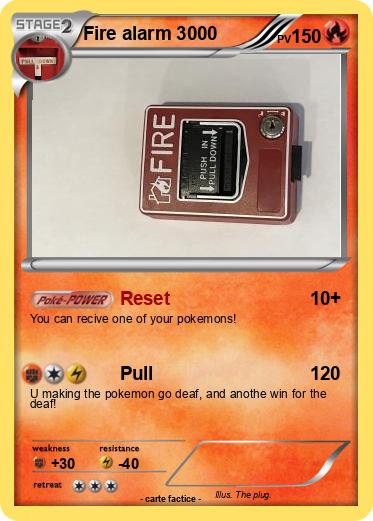 Pokemon Fire alarm 3000