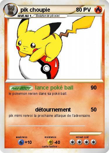Pokemon pik choupie