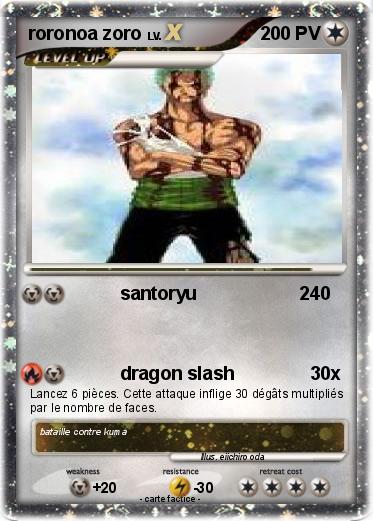Pokemon roronoa zoro