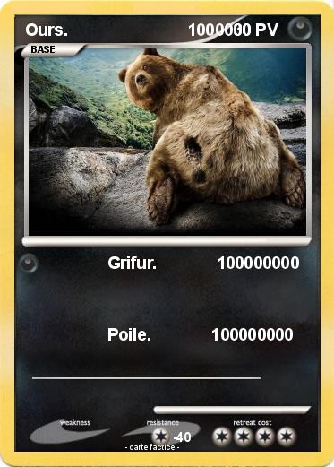 Pokemon Ours.                          1000000