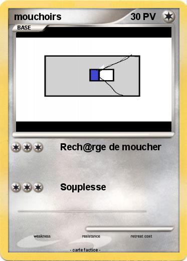 Pokemon mouchoirs