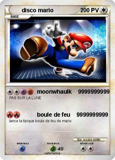 Pokemon disco mario