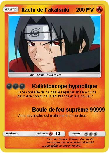 Pokemon Itachi de l´akatsuki