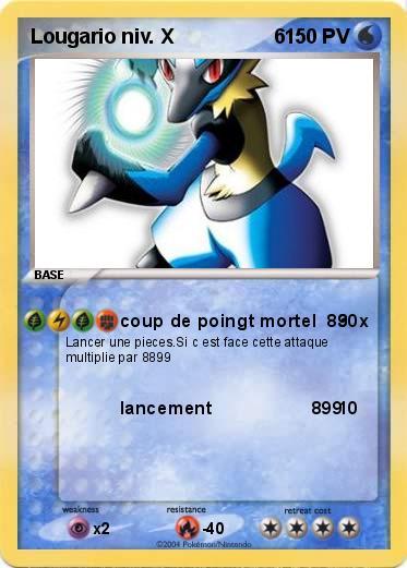 Pokemon Lougario niv. X                  6