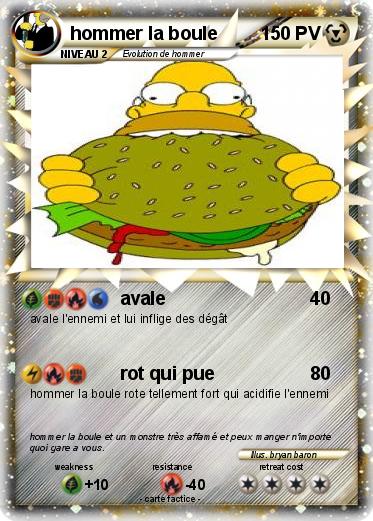 Pokemon hommer la boule