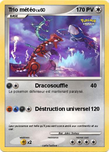 Pokemon Trio météo