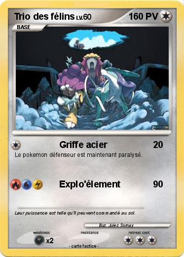 Pokemon Trio des félins