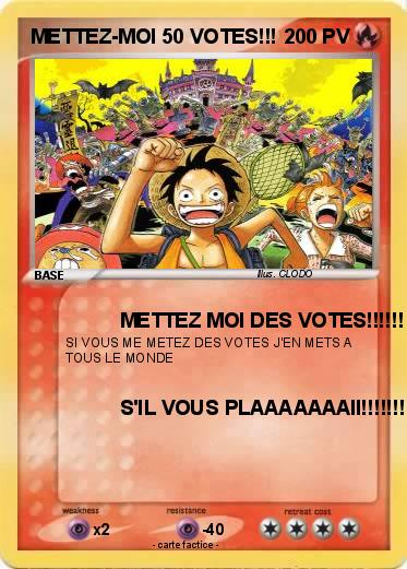 Pokemon METTEZ-MOI 50 VOTES!!!