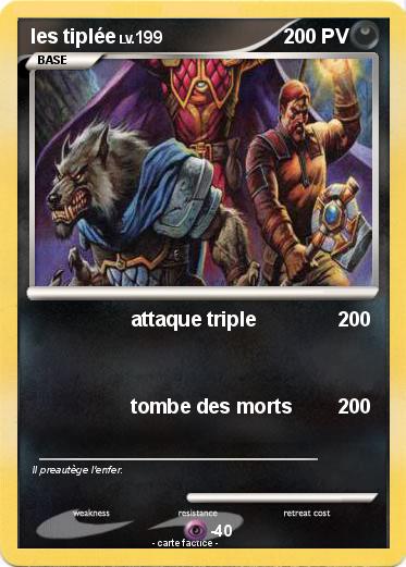 Pokemon les tiplée
