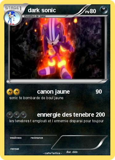 Pokemon dark sonic