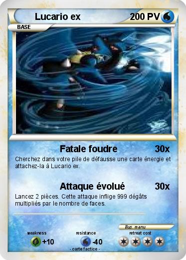 Pokemon Lucario ex
