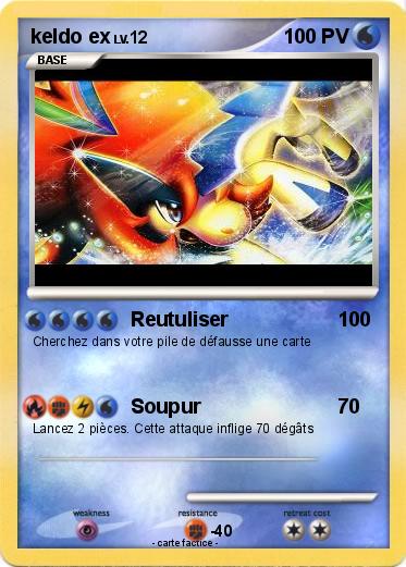 Pokemon keldo ex