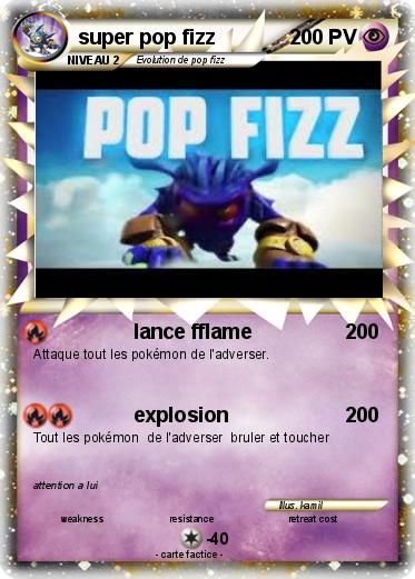 Pokemon super pop fizz