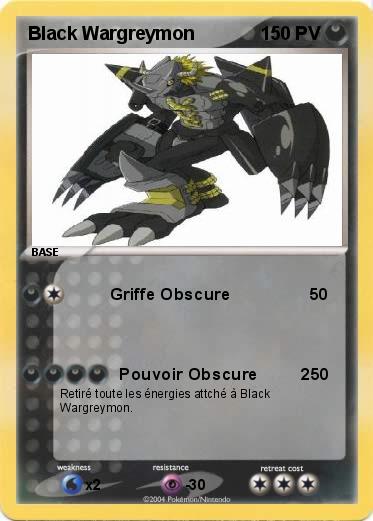 Pokemon Black Wargreymon