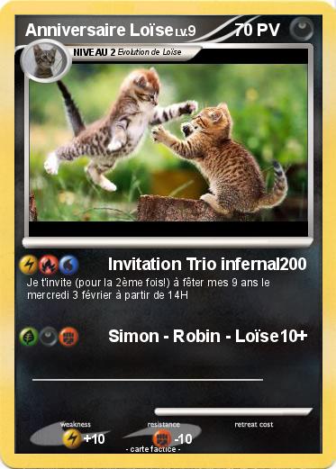 Pokemon Anniversaire Loïse