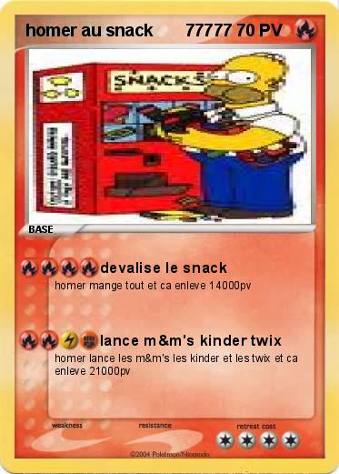 Pokemon homer au snack       77777