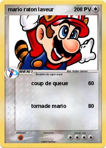 Pokemon mario raton laveur Pokemon mario raton laveur