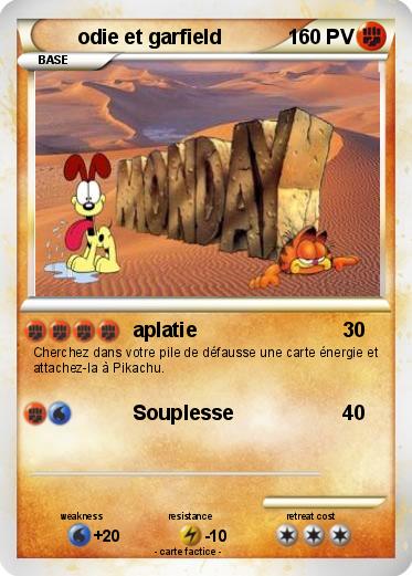 Pokemon odie et garfield