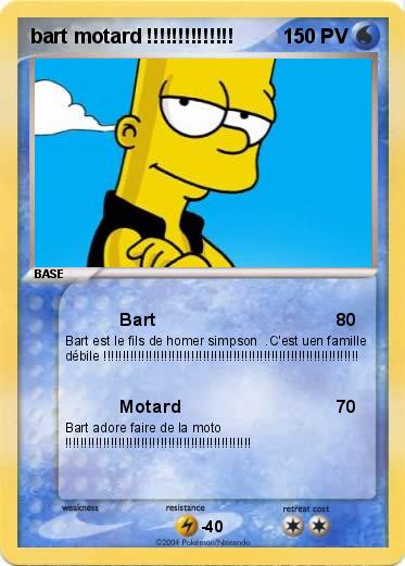 Pokemon bart motard !!!!!!!!!!!!!!