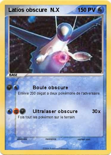 Pokemon Latios obscure  N.X