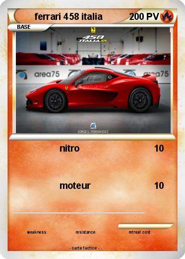 Pokemon ferrari 458 italia