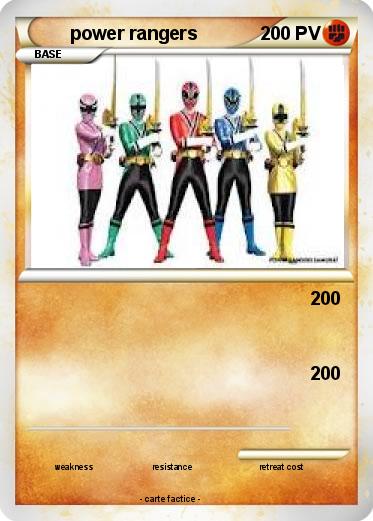 Pokemon power rangers
