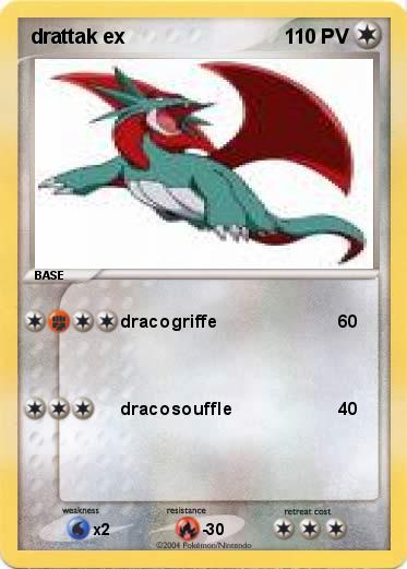 Pokemon drattak ex