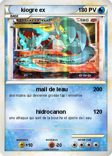 Pokemon kiogre ex