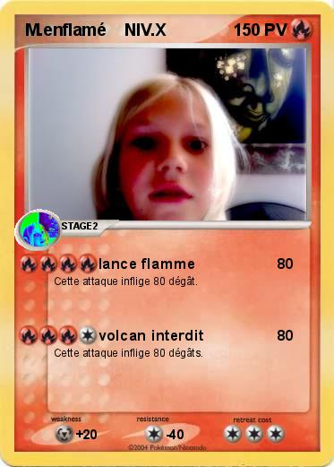 Pokemon M.enflamé    NIV.X