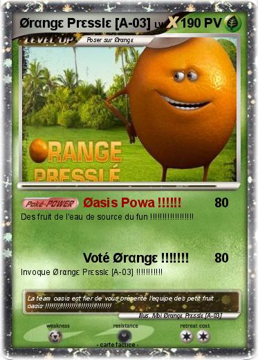 Pokemon Ørαngε Prεѕѕlε [A-03]