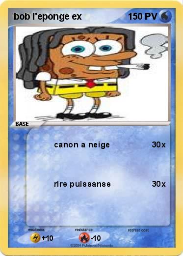 Pokemon bob l'eponge ex