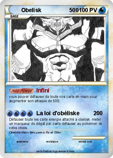 Pokemon Obelisk                  500