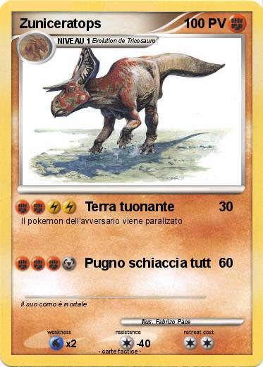 Pokemon Zuniceratops