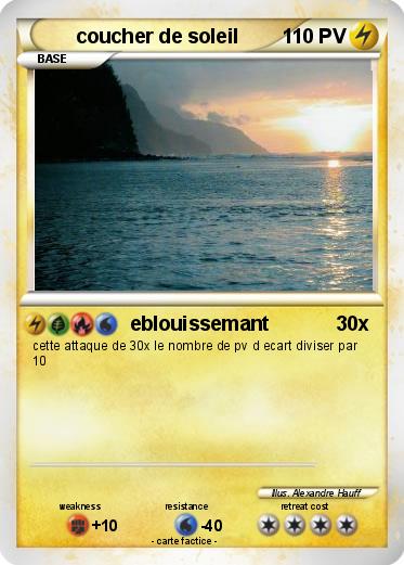 Pokemon coucher de soleil