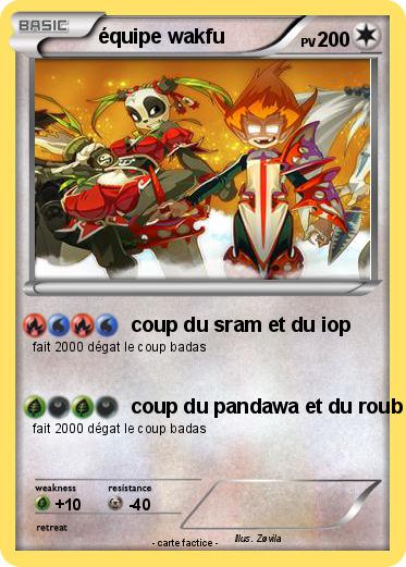 Pokemon équipe wakfu
